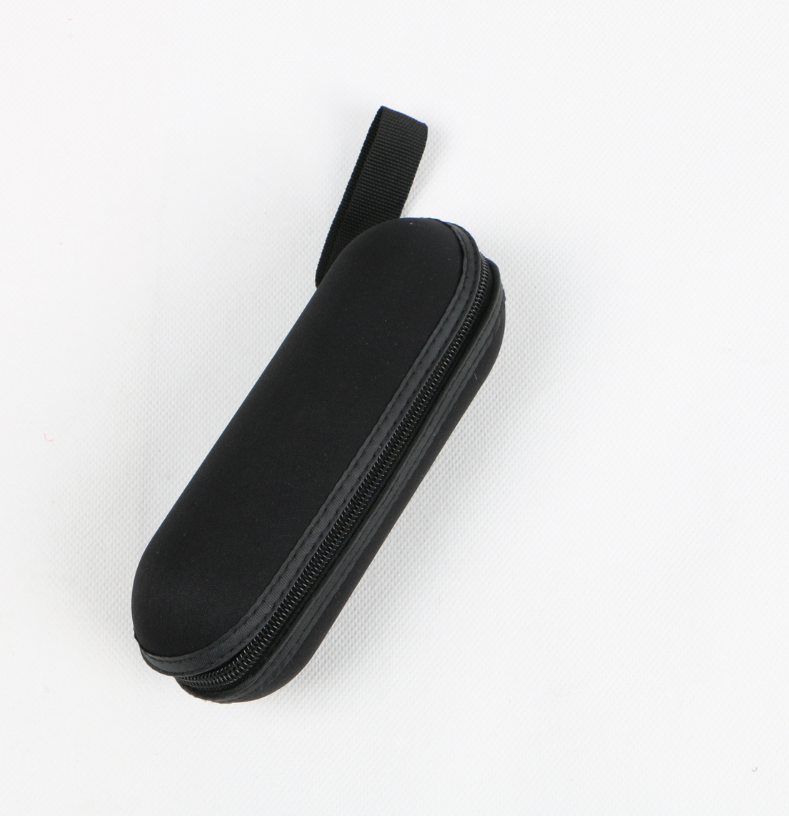 Black 5 fold compact umbrella with EVA case