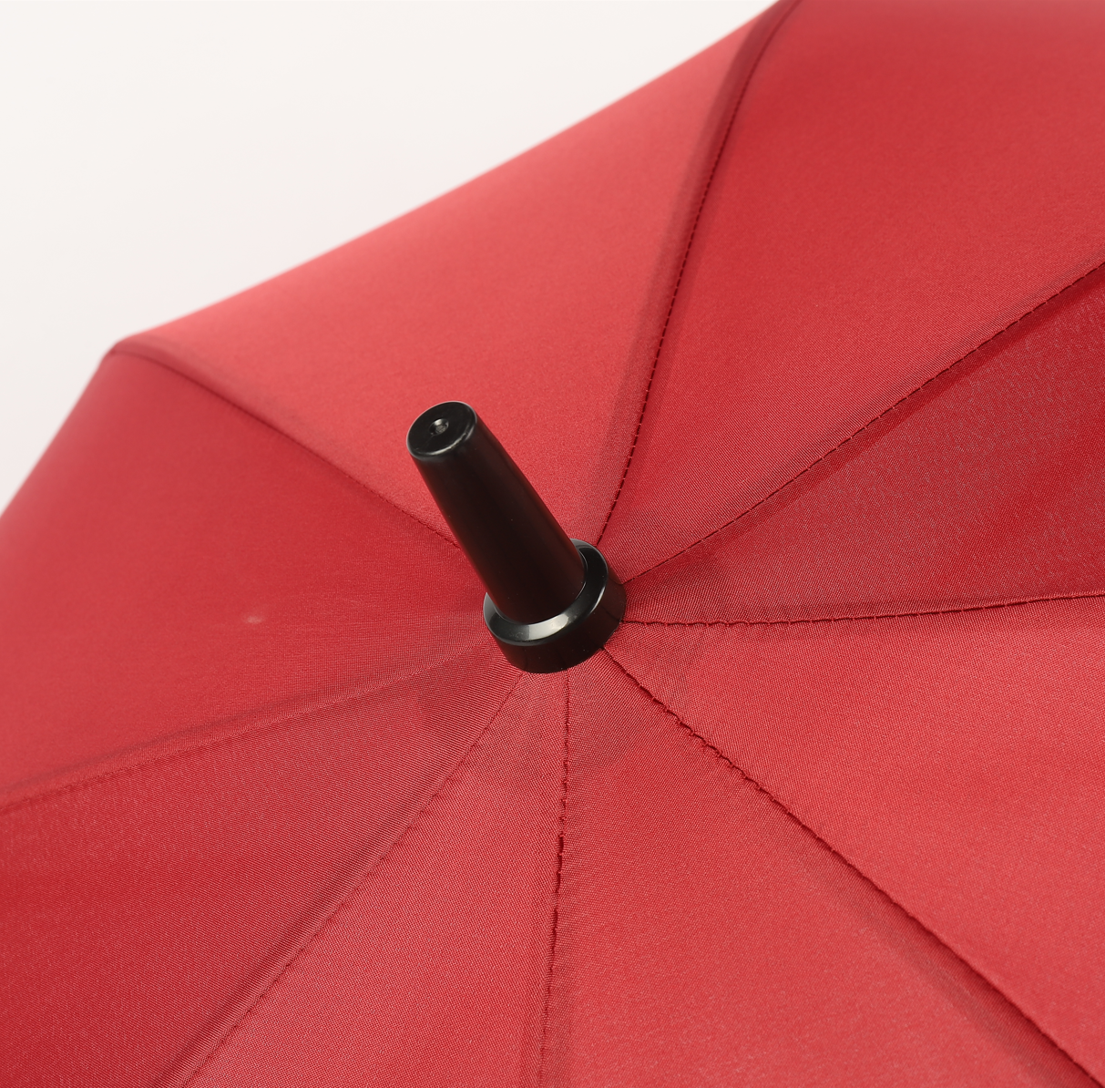 Windproof 23 inch two ribs walk stick umbrella in blue red