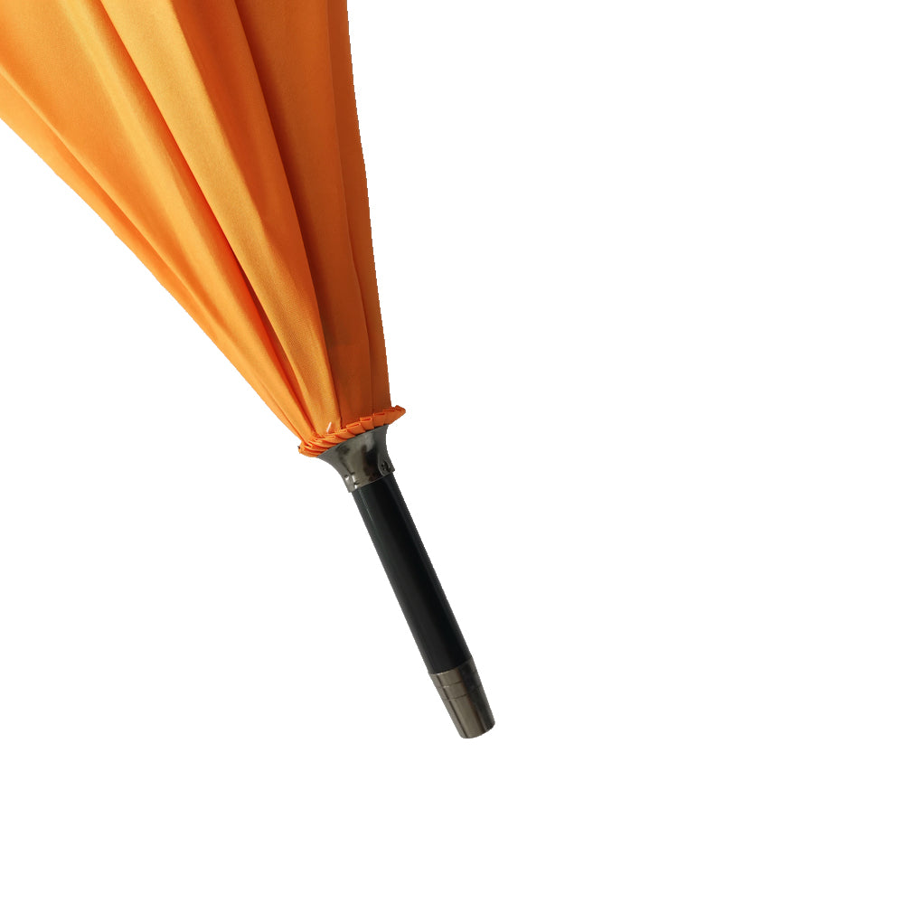 23 inch automatic open city stick umbrella with custom logo in orange color