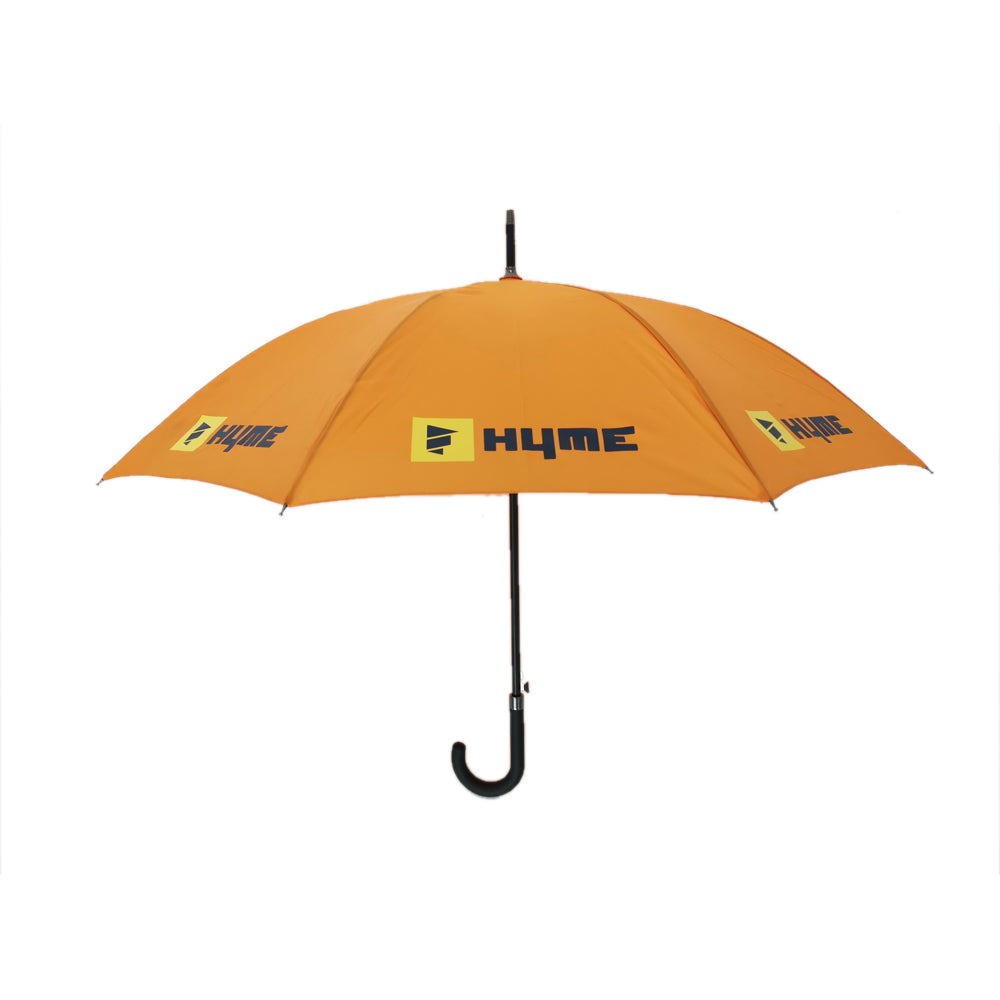 23 inch automatic open city stick umbrella with custom logo in orange color