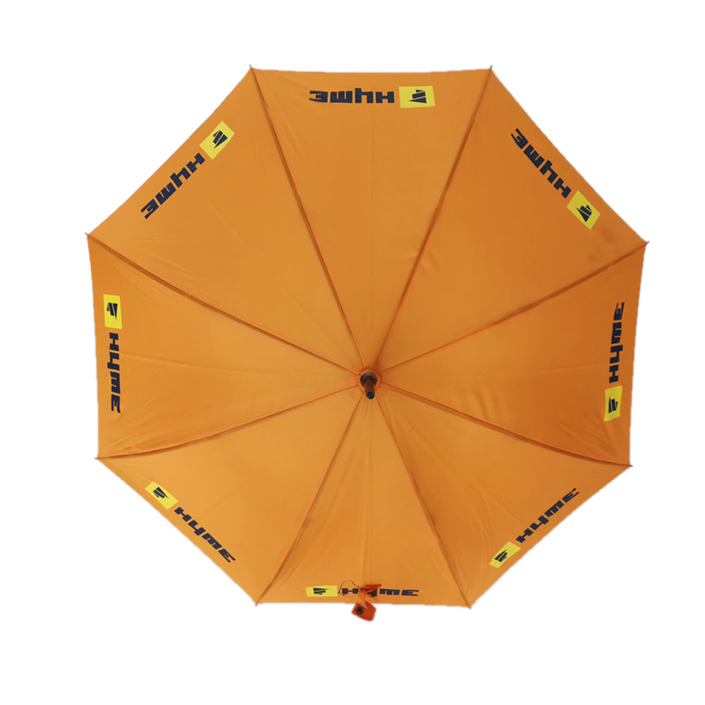 23 inch automatic open city stick umbrella with custom logo in orange color