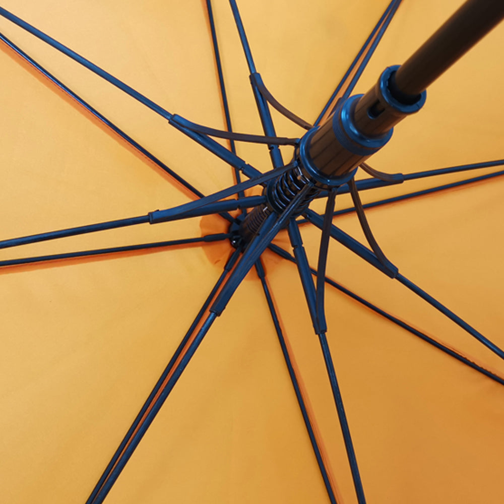 23 inch automatic open city stick umbrella with custom logo in orange color