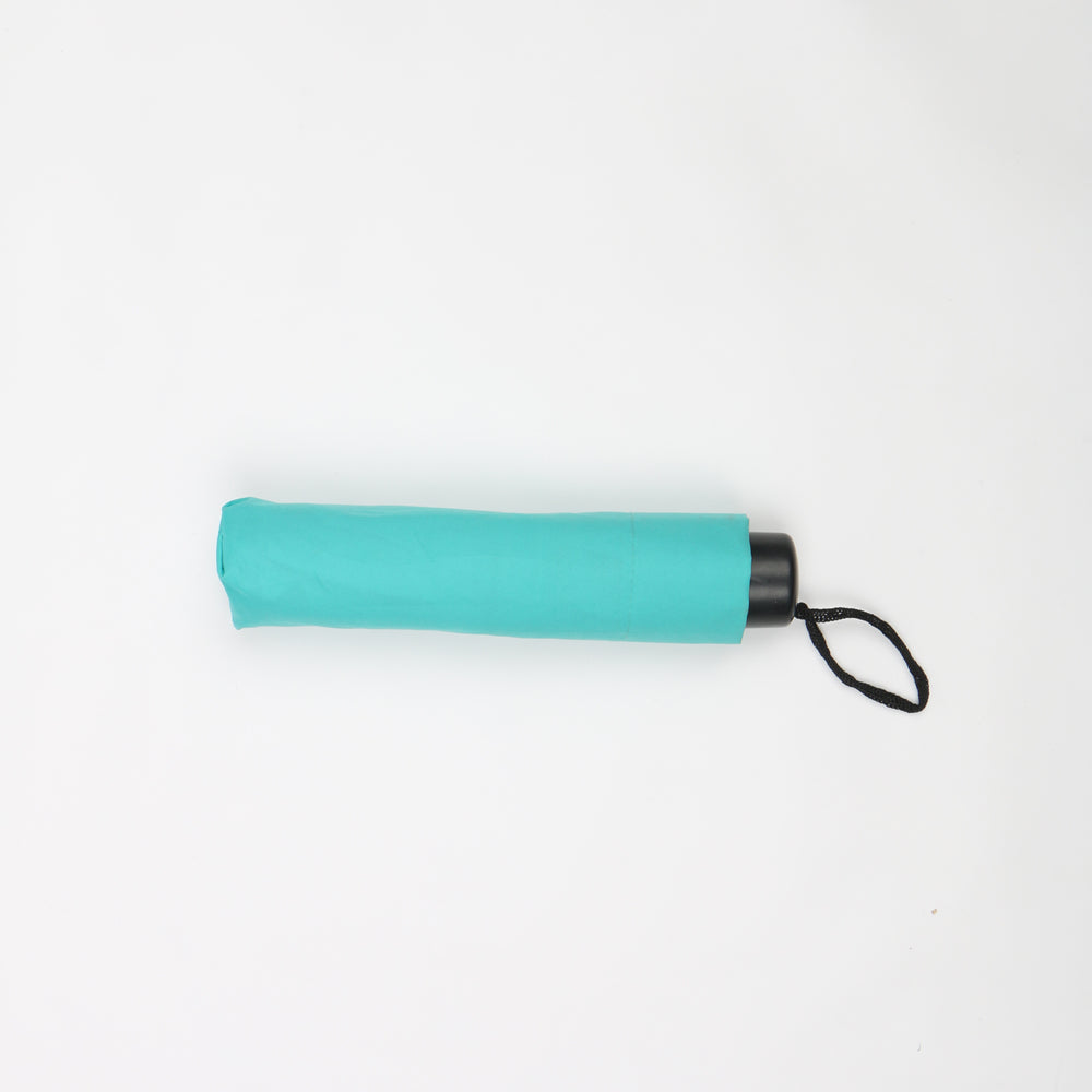 low-cost 21 inch light blue 3 fold umbrella for marketing