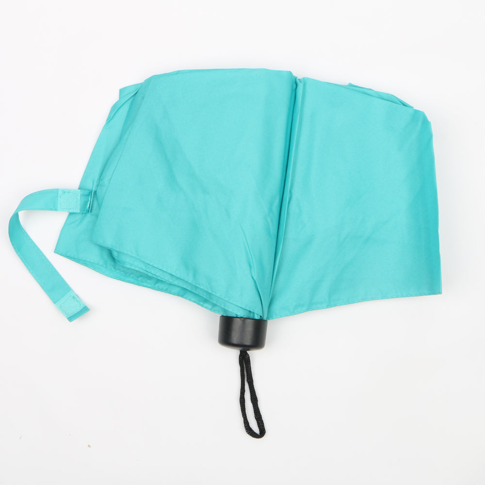 low-cost 21 inch light blue 3 fold umbrella for marketing