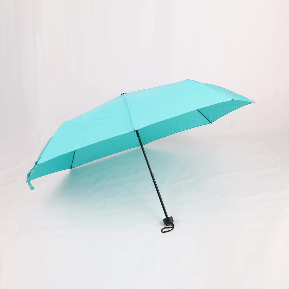 low-cost 21 inch light blue 3 fold umbrella for marketing