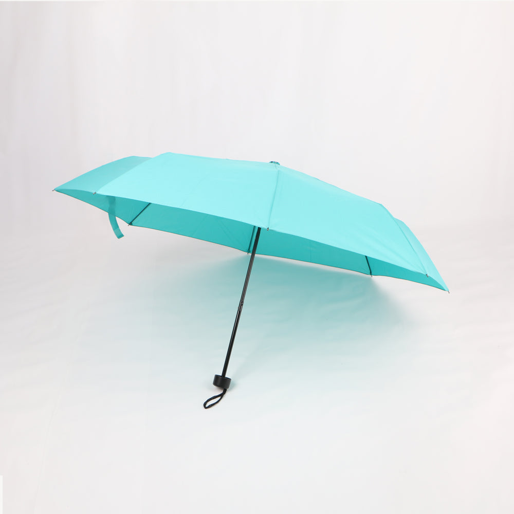 low-cost 21 inch light blue 3 fold umbrella for marketing